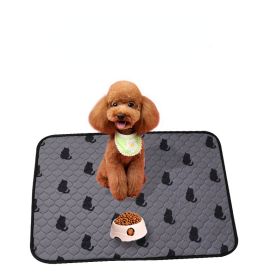Washable Dog Pee Pads with Free Grooming Gloves; Non Slip Dog Mats with Great Urine Absorption; Reusable Puppy Pee Pads for Whelping; Potty; Training; (size: L)
