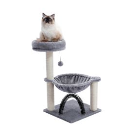 Indoor Cat Scratching Post Small Cat Tree Tower (type: Style A, Color: As pic show)