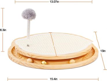 Cat Scratching Pad Toy Turntable Two-in-one Intelligence