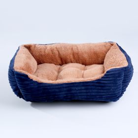 Four Seasons Universal Pet Bed Candy Color Square Kennel Teddy Pomeranian Mat Cat Nest Pet Bed