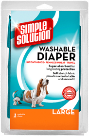 SIMPLE SOLUTION Washable Female Dog Diaper L 35-55#