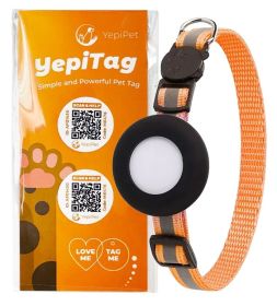 AirTag Collar Smart Dog Cat Collar with AirTag Holder - Receive Email Notifications When Your Dog is Found