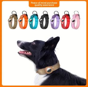 Protective Cover Dog Collar: Perfect for Airtag Tracker Positioning & Training!