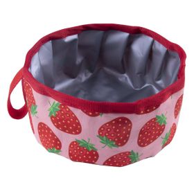 Oxford Cloth Outdoor Portable Folding Food Basin