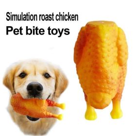 Pet Play Games Chew Toys Squeaky Toys Dog Toys Funny Simulation Roast Chicken Puppy For Small Big Dogs Pug Pet Supplies