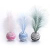 Pet cat feather throwing toy colorful starry sky amuse cat amuse cat amuse toy and interact