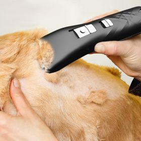 Black Pet Shaver For Dog And Cat; Pet Grooming Supplies