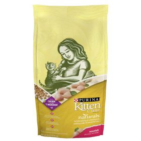 Purina Kitten Chow Naturals Savory & Real Chicken Dry Cat Food 6.3 lb Bag