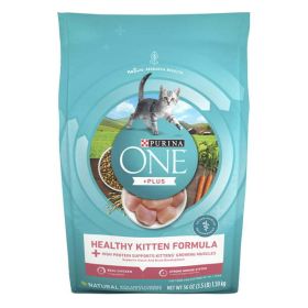 Purina One +Plus Healthy Kitten Formula for Kittens, 3.5 lb Bag