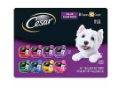 Cesar Canine Cuisine Wet Dog Food;  8 Flavor Variety Pack Classic Loaf in Sauce (3.5 oz.;  40 ct.)