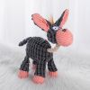 Dog Squeaky Toy For Dog & Cat; Donkey Shaped Plush Toy Dog Chew Toy; Interactive Dog Toy