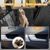 Simple Deluxe Dog Car Seat Cover for Back Seat; 100% Waterproof Pet Seat Protector with Mesh Window; Scratchproof & Nonslip Dog Hammock for Cars; Truc