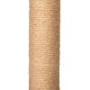 Wall-Mounted Cat Scratching Pad for Small to Large Cat, Indoor Wood Cat Tree with Hammock, Cat Scratcher Perch