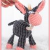 Dog Squeaky Toy For Dog & Cat; Donkey Shaped Plush Toy Dog Chew Toy; Interactive Dog Toy