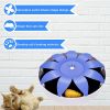 FluffyDream Automatic Electric Magnetic Spinning Cat Toys; Interactive; Rotation Cat Exercise Teaser Toy with Emulational Mouse; Fluffy Tails; Toys fo