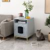 cat house; Cat Hidewawy; gray; for indoor; Modern; natural pet home