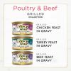 Purina Fancy Feast Poultry & Beef Gravy Wet Cat Food Variety Pack, 3 oz Cans (30 Pack)