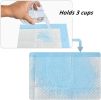 ScratchMe Super-Absorbent Waterproof Dog and Puppy Pet Training Pad; Housebreaking Pet Pad; 100-Count Extra Small-Size; 13''X17.7''; Blue