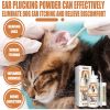 Pet ear hair plucking powder clean ear wax dog bichon teddy ear mite plucking powder ear cleaning powder