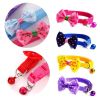 Pet Cat Bow Tie Collar With Bell Adjustable Collar Nylon Collar Puppy Safety Casual Necklace Pet Cat Leash Accessories