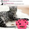FluffyDream Interactive Cat Maze Box Toy; Electrical Cat Exercise Teaser Toy with Plush Tail & Ball Contains Bells; Fluffy Toys; Toys for Indoor Cats;