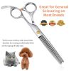7.0"Pet Dog Grooming Scissors Combine Cutting With Sparse Blending And Texturing Trimmer Scissors