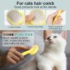3pcs/set Pet Grooming Set; Cat Hair Comb Cat Nail Scissors; Pet Comb Set For Dogs & Cats