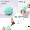 pack of 3; Cat Fluffy Toys Interactive Ball Catnip Cat Training Toy; Pet Playing Ball Squeaky Torch Sound Toy