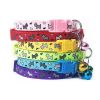 Pet Cat Bow Tie Collar With Bell Adjustable Collar Nylon Collar Puppy Safety Casual Necklace Pet Cat Leash Accessories