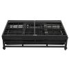 36.5' Heavy Duty Dog Cage Crate Kennel Metal Pet Playpen Portable with Tray Black