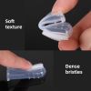 10pcs Transparent Soft Pet Finger Toothbrush Teddy Mini Portable Brush Bad Breath Tartar Tool Cleaning Dog Hair Cleaning Pet Supplies