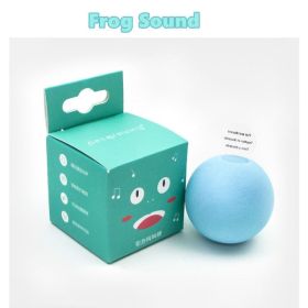 Smart Cat Toy Interactive Ball Cat Toy Pet Playing Ball Pet Creak Supplies Products Cat Toy Ball For Pets (Color: Blue)