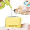 Bathroom Puppy Big Dog Cat Bath Massage Gloves Brush Soft Safety Silicone Pet Accessories for Dogs Cats Tools Mascotas Products