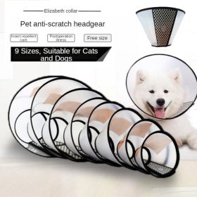 Pet Anti Bite Anti Grasping Large Anti Licking Collar Medical Recovery Cone Ring Pets Elizabethan Collar Healthy Pet Accessories (Color: White, size: 5)