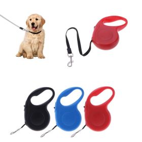 Durable Dog Leash Automatic Retractable Nylon Dog Lead Extending Puppy Walking Leads For Small Medium Dogs 3M / 5M Pet Products (Color: Red, size: 5M)