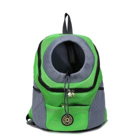 Pet Outing Backpack (Color: green, size: L)