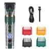Dog Hair Clippers Set Low Noise Rechargeable Cordless For Dogs; Dog Grooming Clippers