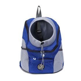 Pet Outing Backpack (Color: Blue, size: S)
