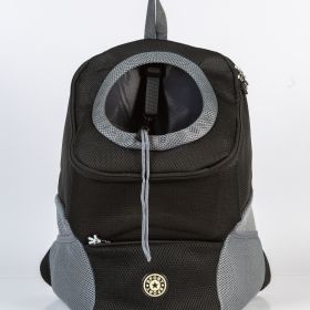 Pet Outing Backpack (Color: Black, size: L)