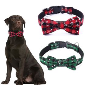 Christmas Dog Collar Snowflake Dog Collar (Color: green, size: XS)