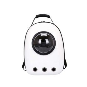 Pet Breathable Traveling Backpack (Color: White)