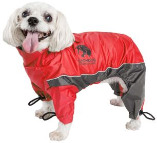 Touchdog Quantum-Ice Full-Bodied Adjustable and 3M Reflective Dog Jacket w/ Blackshark Technology (size: medium)