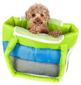 Bubble-Poly Tri-Colored insulated Pet Carrier (SKU: B30GNBLMD)