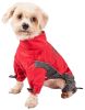 Touchdog Quantum-Ice Full-Bodied Adjustable and 3M Reflective Dog Jacket w/ Blackshark Technology