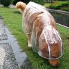Pet Raincoat For Dog & Cat; Waterproof Dog Hooded Rain Jacket With Plastic; Dog Raincoat