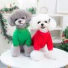 Christmas Pet Hoodie With Santa Claus Pattern For Dog & Cat; Festive Dog Hoodie; Warm Cat Sweater