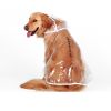 Pet Raincoat For Dog & Cat; Waterproof Dog Hooded Rain Jacket With Plastic; Dog Raincoat