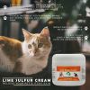 Lime Sulfur Pet Skin Cream - Pet Care and Veterinary Treatment for Itchy and Dry Skin - Safe Solution for Dog;  Cat;  Puppy;  Kitten;  Horseâ€šÃ„Â¶