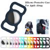 2pcs Pet Silicone Protective Case Dog Cat Collar Loop For Apple Airtags Cover For Air Tags Locator Tracker Anti-lost Device New