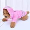 S-XL Pets Dog Raincoat Reflective Strip Dog RainCoat Waterproof Jackets Outdoor Breathable Clothes For Puppies